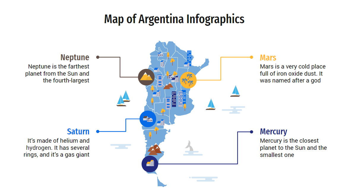 Slide inforgrahics bản đồ địa lý xanh biển gần gũi