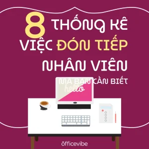 Slide thống kê đón tiếp nhân viên